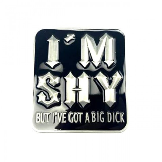 i m shy but i have a big d belt buckle with optional leather belt