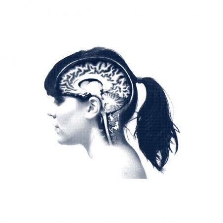 Brain anatomy white sublimation t-shirt