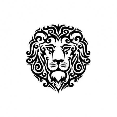 Tee shirt Lion tattoo tribal artwork  sublimation