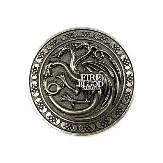 targaryen fire and blood belt buckle with optional leather belt