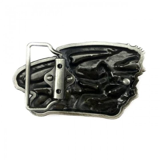born to be wild belt buckle with optional leather belt