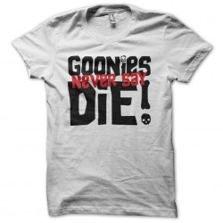 Tee shirt introuvable les Goonies never say die  sublimation