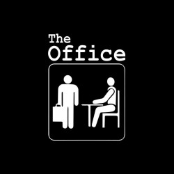 Tee shirt avec pictogramme sur la série TV américaine The Office  sublimation
