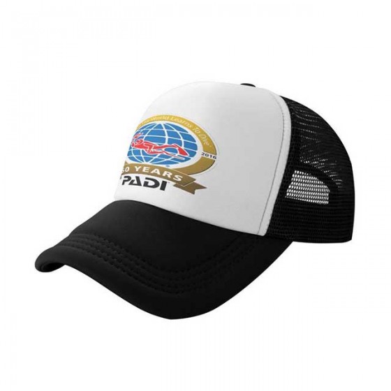 diving padi cap embroided trucker style