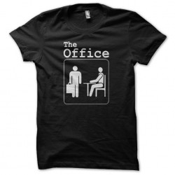 T-shirt with pictogram on the American TV series The Office black sublimation