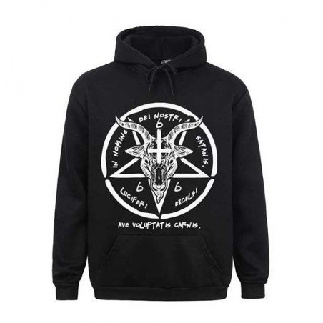 satanic jacket hoodie 666 the beast