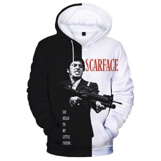 Veste scarface à capuche