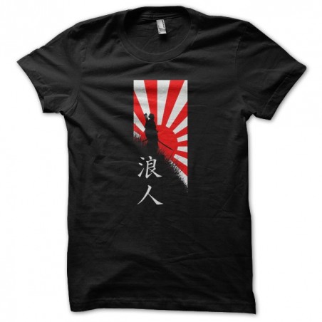 Tee shirt  samurai soleil levant Ronin sublimation