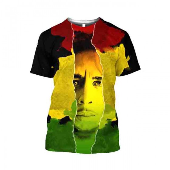 tee shirt bob marley reggae...
