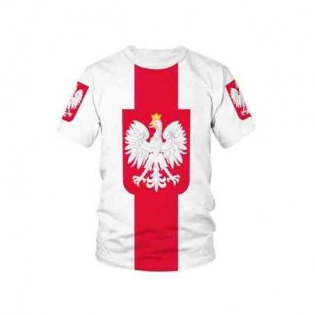poland national flag shirt sublimation
