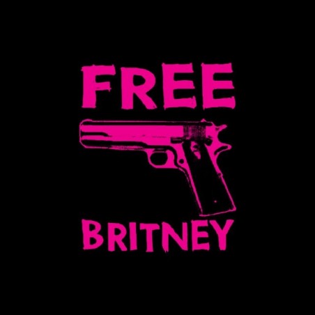 Free Britney Spears Satiric Shirt with Gun on Black Mixed ...