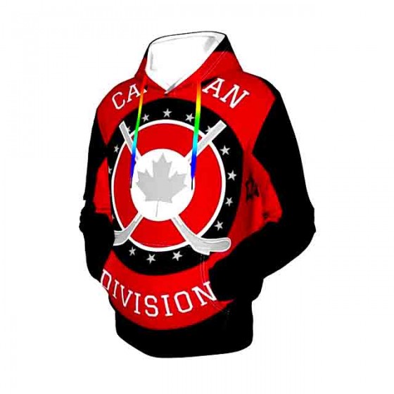 sweat shirt hockey canadian division hoodie