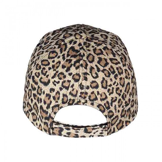 casquette léopard réglable
