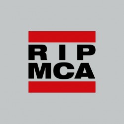 T-shirt RIP MCA Beastie Boys Tribute RUN DMC Gray Sublimation
