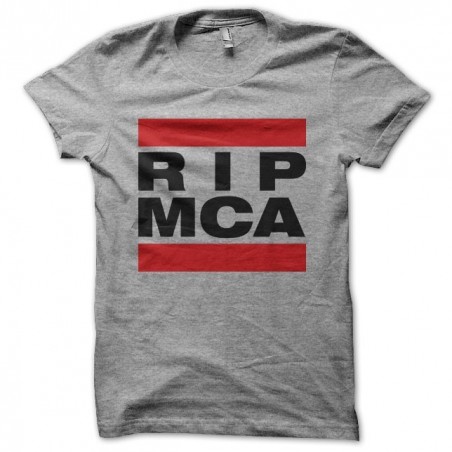 T-shirt RIP MCA Beastie Boys Tribute RUN DMC Gray Sublimation