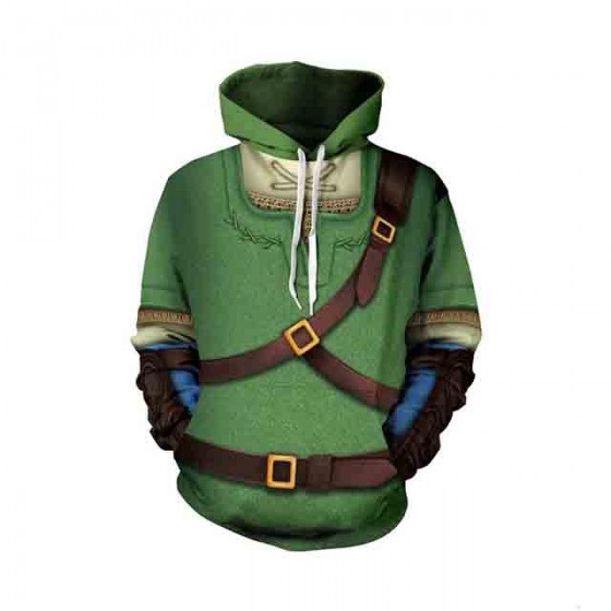 zelda link jacket hoodie 3d