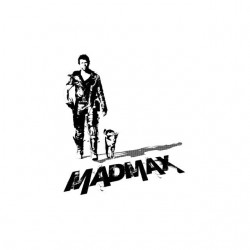 Tee shirt Mad Max dog walk artwork  sublimation