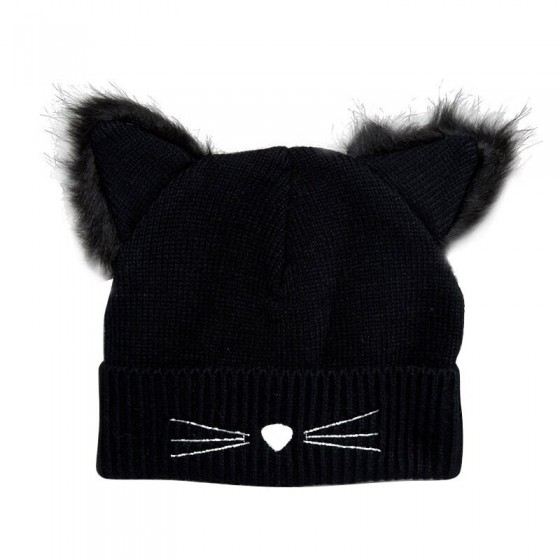 lady cat winter hat