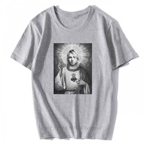 kurt cobain shirt nirvana jesus