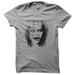 Tee shirt L'exorciste portrait halftone artwork gris sublimation