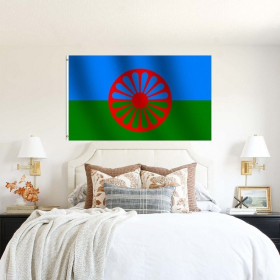 gypsies flag 90x150cm romani people