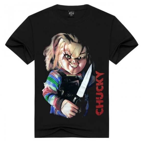 T-shirt chucky horror doll shirt