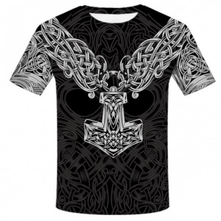 Tee Shirt Viking impression 3D