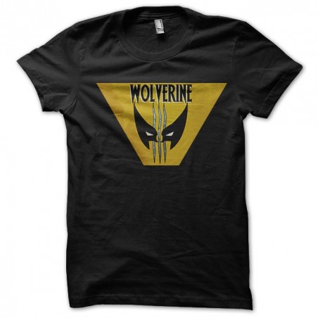 Wolverine logo men's t-shirt black artwork sublimation