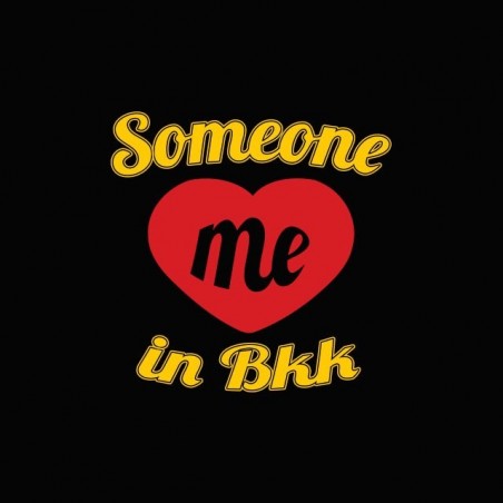 Someone love me in Bkk black sublimation t-shirt