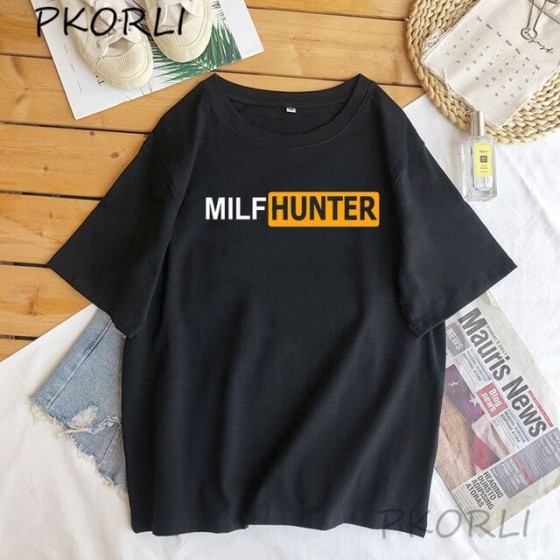 tee shirt Milf Hunter en coton