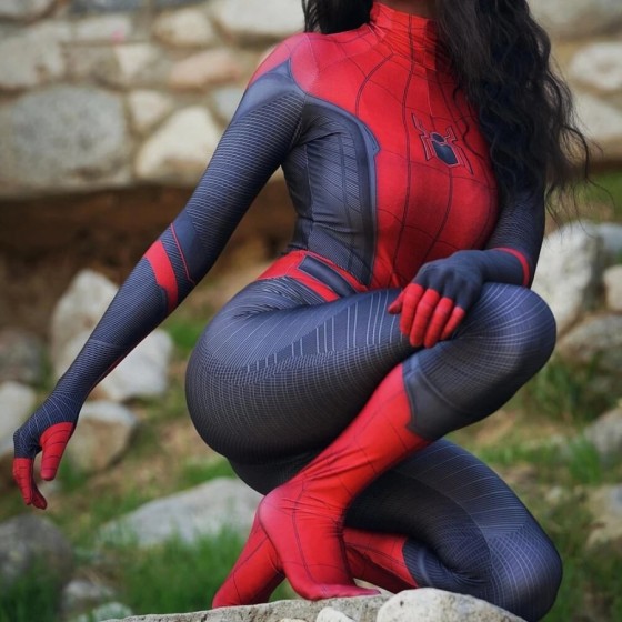 Costume de spiderman Cosplay pour femme