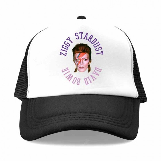 ziggy stardust david bowie cap embroided trucker style