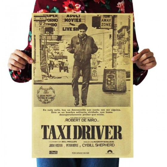 Affiche Taxi driver en...