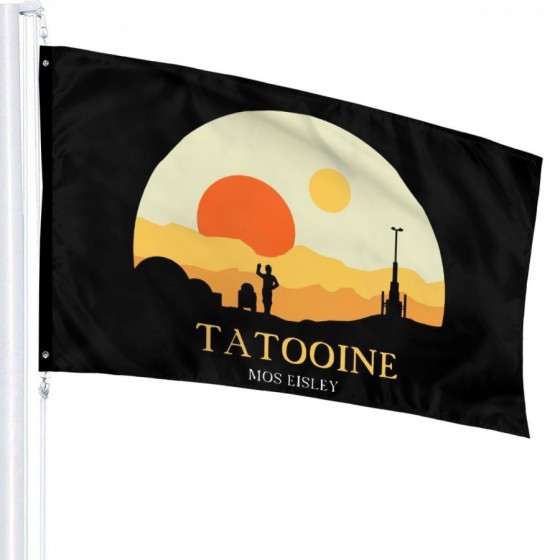 tatooine flag Herren Grau Mos easley 90x150 cm