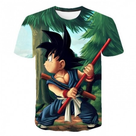 Dragon ball Z shirt Goku magic stick sublimation