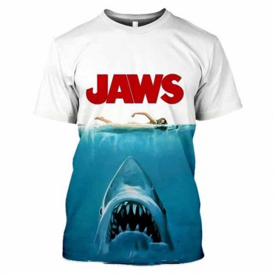jaws shirt 3D shark vintage...