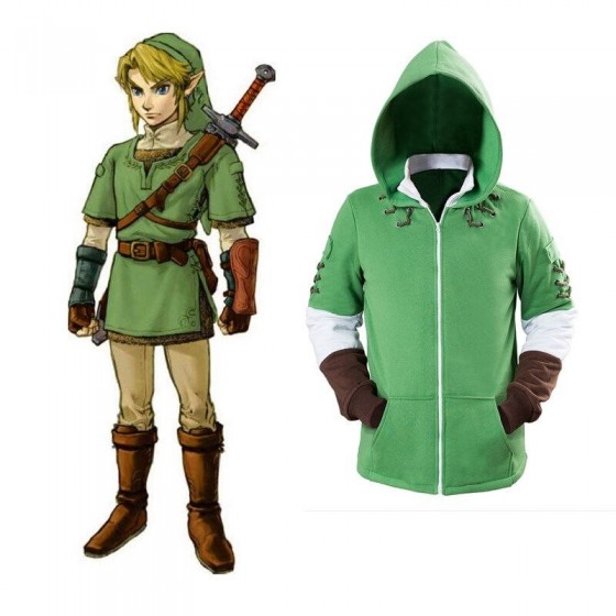 link zelda cosplay costume hoodie