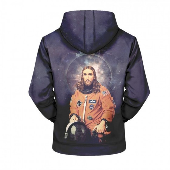 jacket jesus astronaute hoodie sublimation