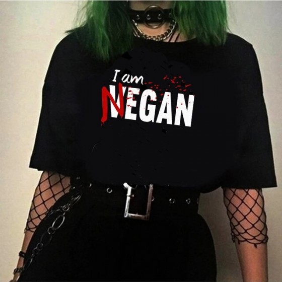negan vs vegan shirt The...