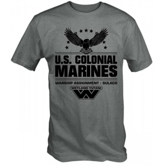 u.s colonial marines shirt...