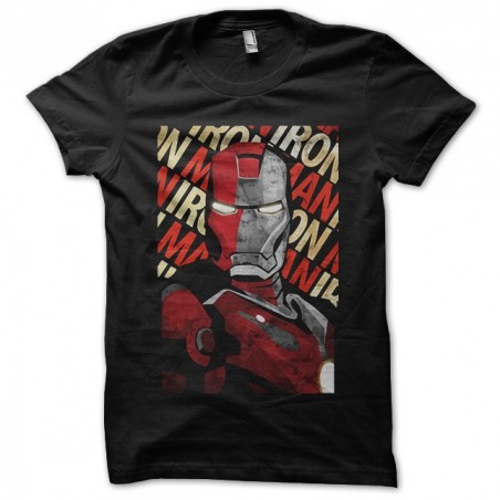 Ironman t-shirt dark version in black sublimation
