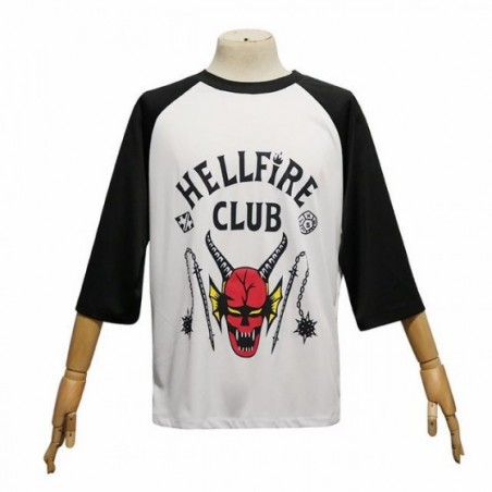 tee shirt Stranger Things hellfire club vintage