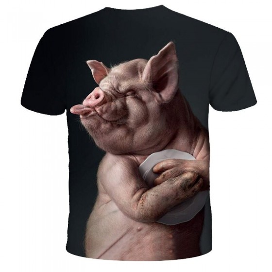 Tee shirt vive le cochon sublimation unisexe