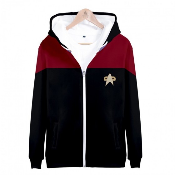 jacket Star trek hoodie trekkies entreprise 3d
