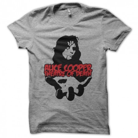Alice Cooper silhouette tour show t-shirt Theater of Death gray sublimation