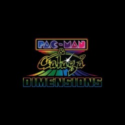 Tee shirt Pac Man & Galaga Dimensions arcenciel black sublimation
