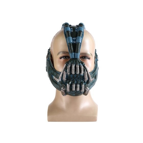 Cosplay bane mask in latex batman the dark knight
