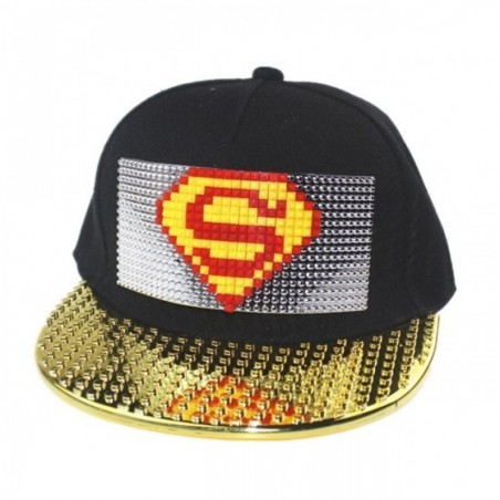 3d super hero superman cap adjustable modulable