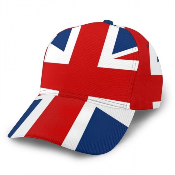 Casquette drapeau britannique UK ajustable