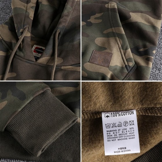 military jacket camouflage army hoodie unisex